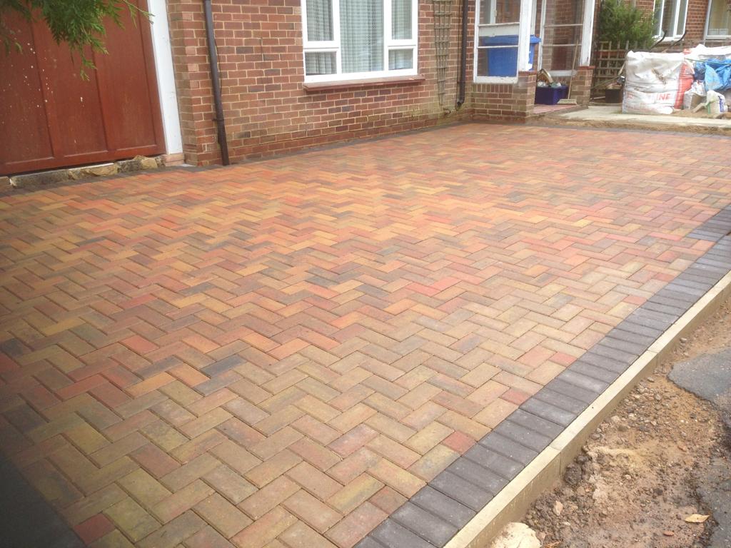 Block paving driveway project in Farnham, Surrey — project 7