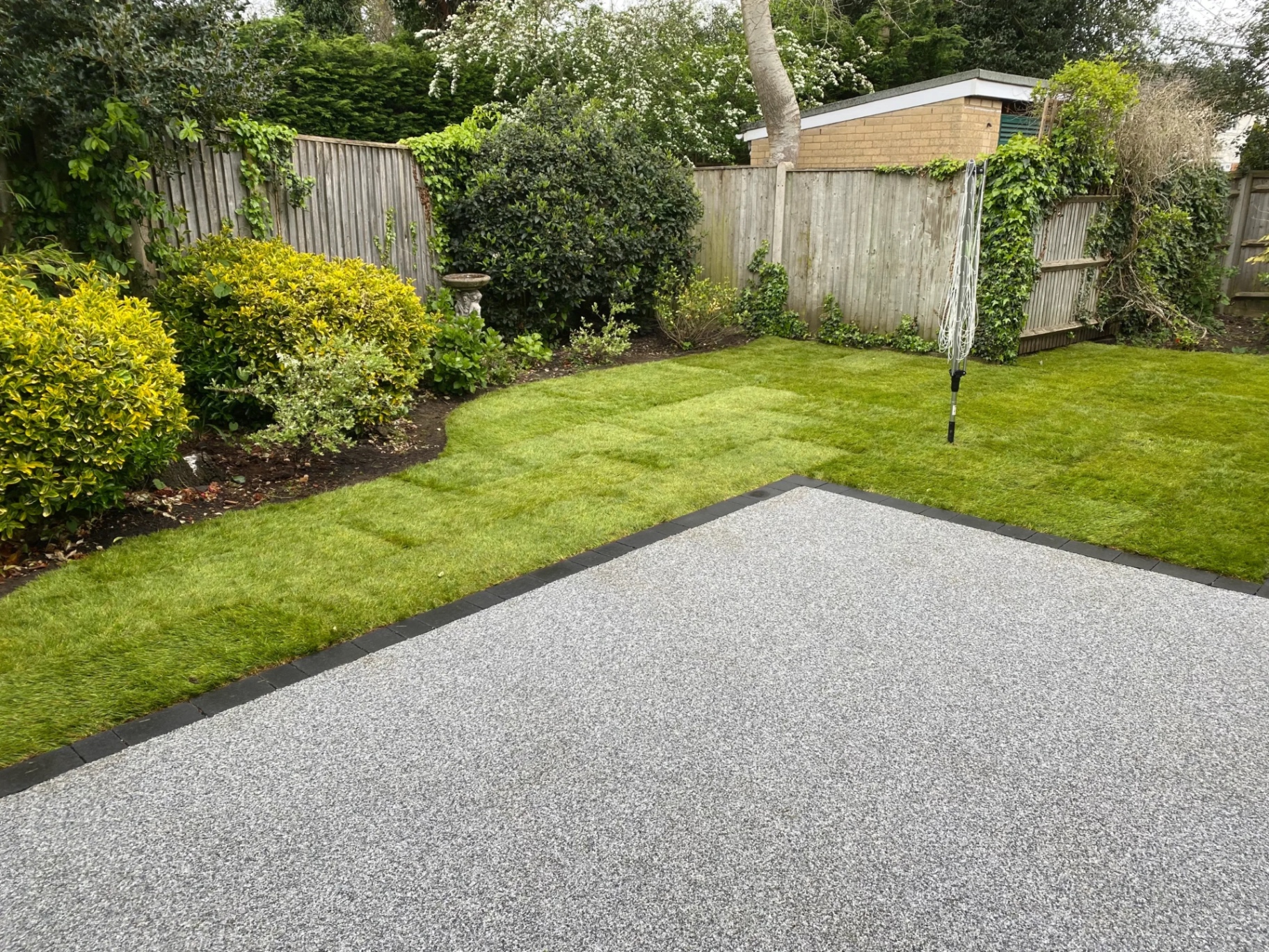 Resin bound patio project in Farnham, Surrey — project 6
