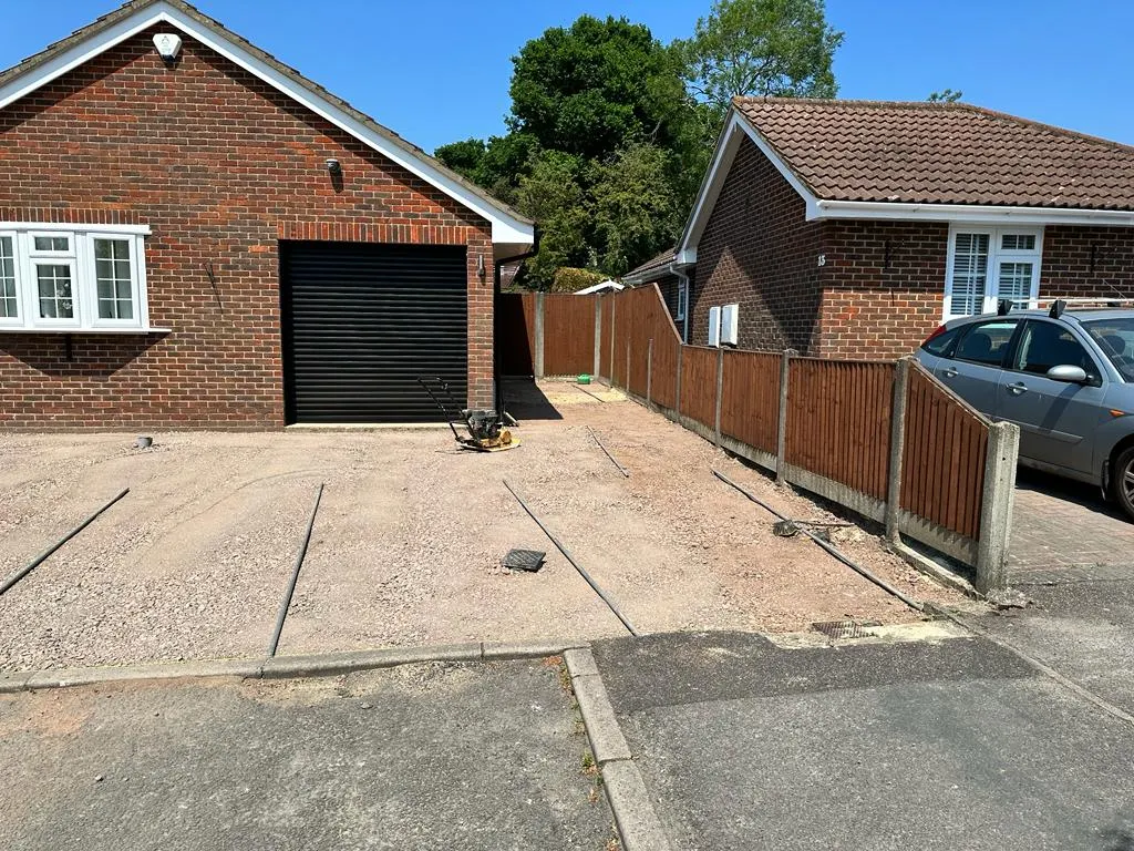 driveways paving project in Farnham, Surrey — project 10