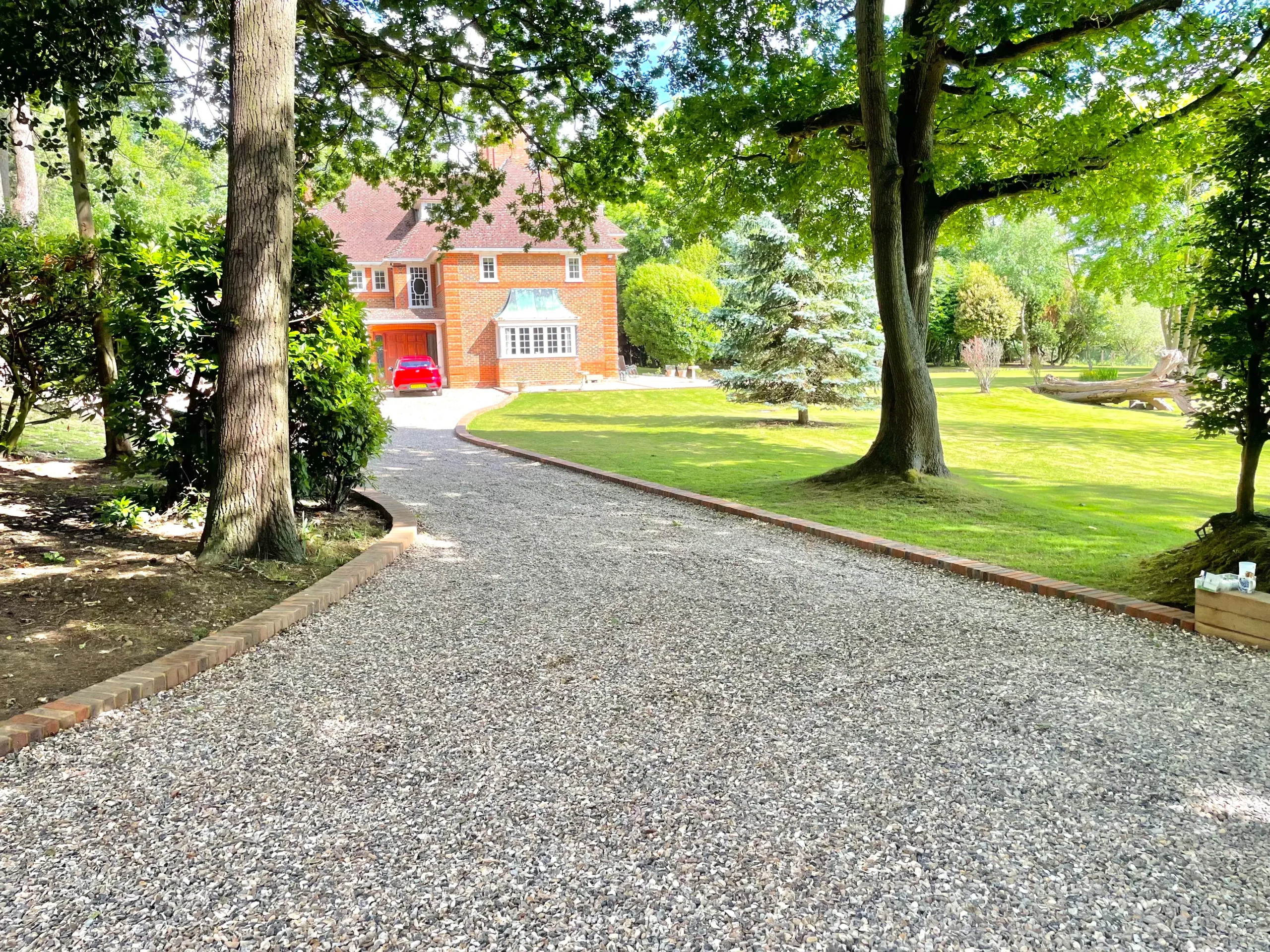 Garden drainage work in Farnham, Surrey — project 6