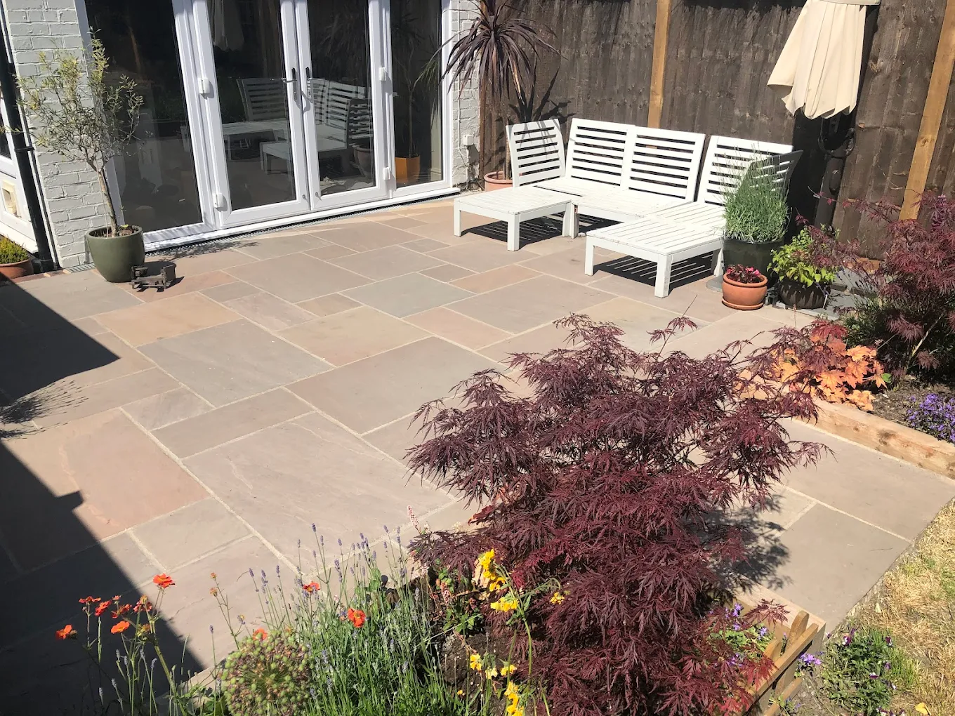 patios paving project in Farnham, Surrey — project 8