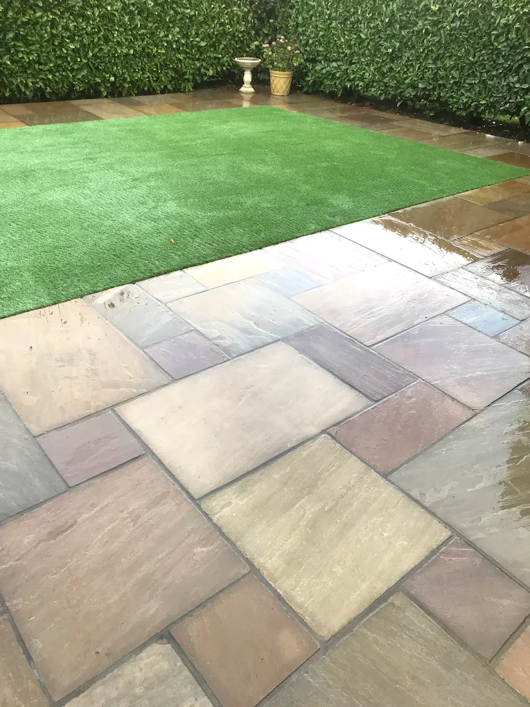 Garden paving project in Farnham, Surrey — project 6